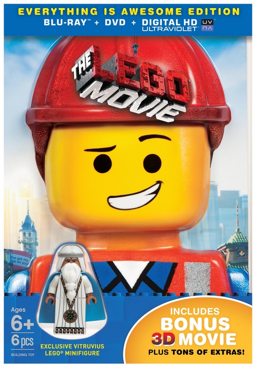 LA GRAN AVENTURA LEGO BLU RAY 3D + BLU RAY 2D + DVD
